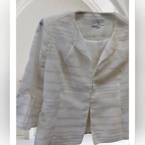 Elegant Cream Blazer by Abrand
